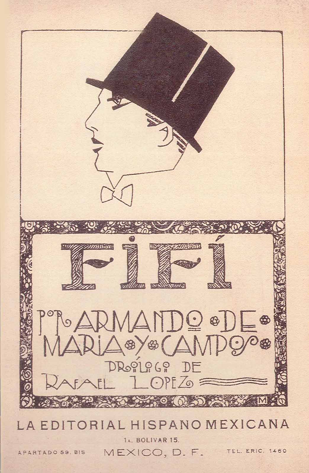 Maria y Campos, Armando de. Fifí. México, Hispanomexicana, 1925. (PMC).
