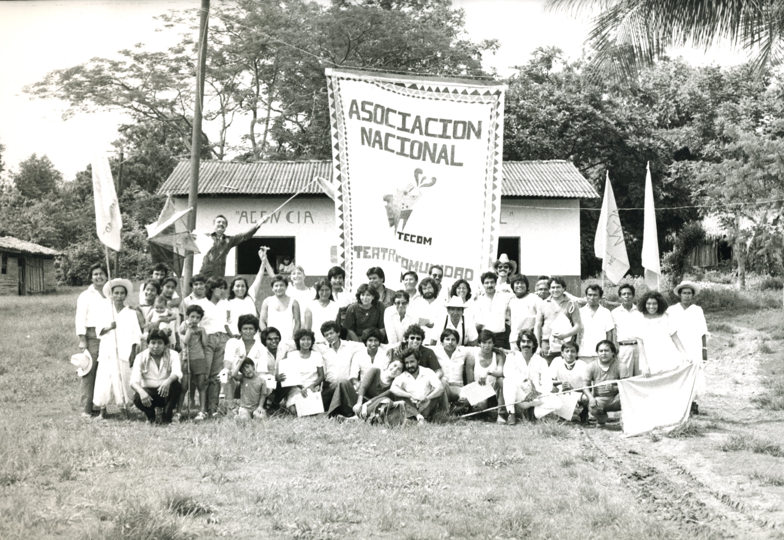 Integrantes de la Asociación Nacional de Teatro Comunidad (TECOM), 1987