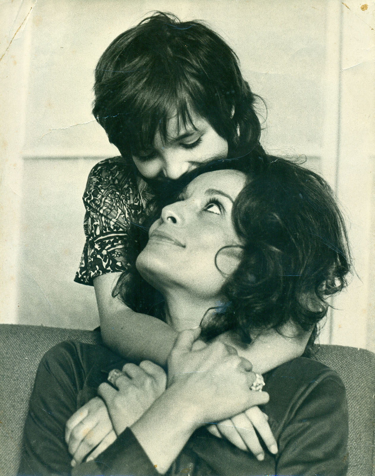 Con su hija Ariane