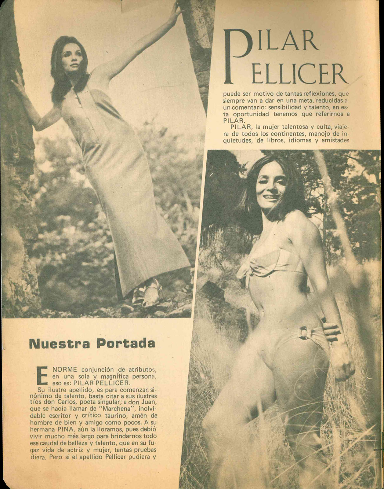 “Pilar Pellicer, la actriz de los grandes contrastes”