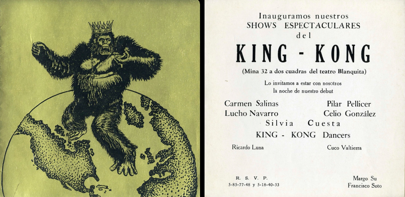 Shows espectaculares del King Kong