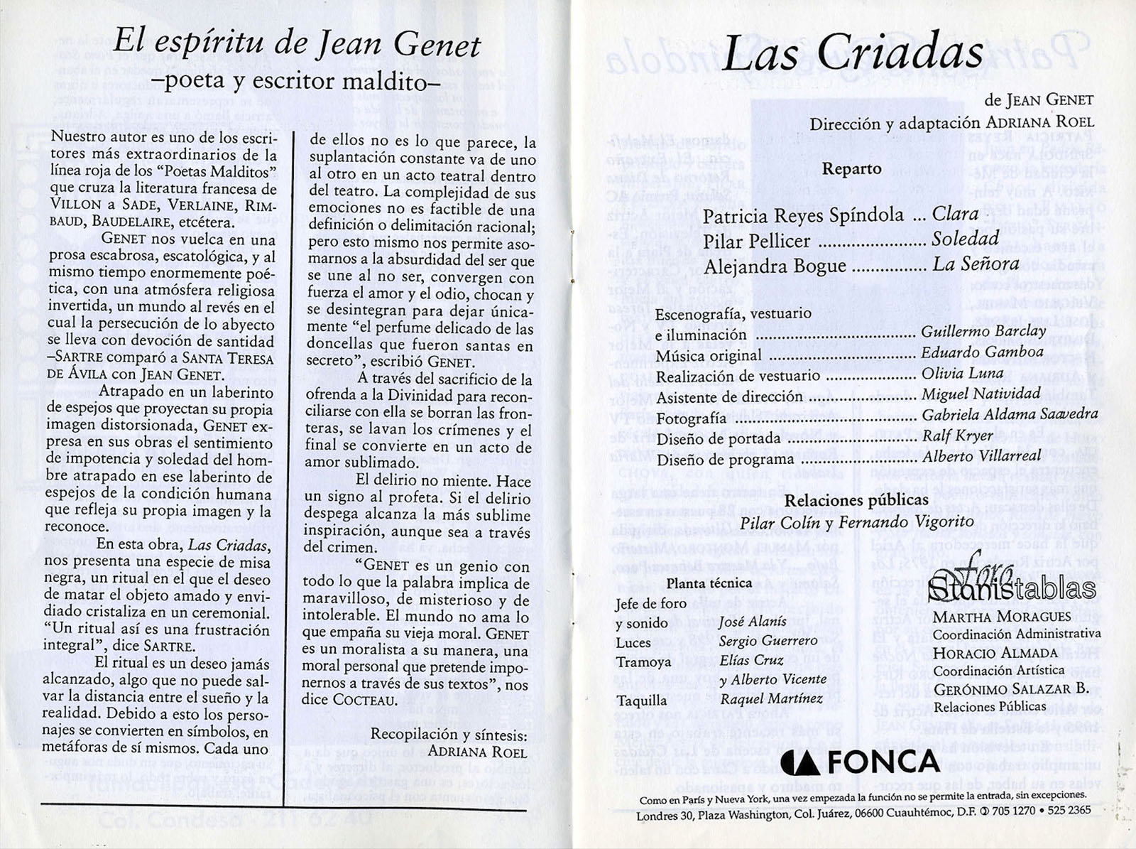 Las criadas de Jean Genet