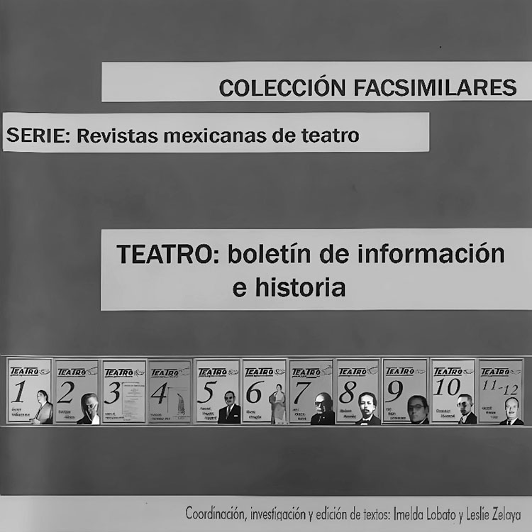 Teatro: boletín de información e historia
