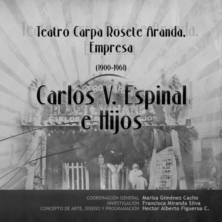 Teatro carpa Rosete Aranda, empresa Carlos V. Espinal e hijos