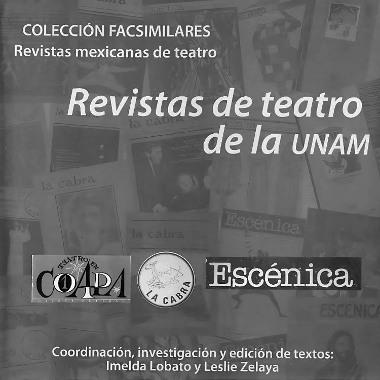 Revistas de teatro de la UNAM